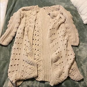Cozy Beige Knit Sweater